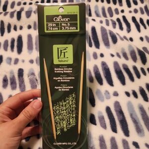 Love Takumi Bamboo Circular Knitting Needles - No.5